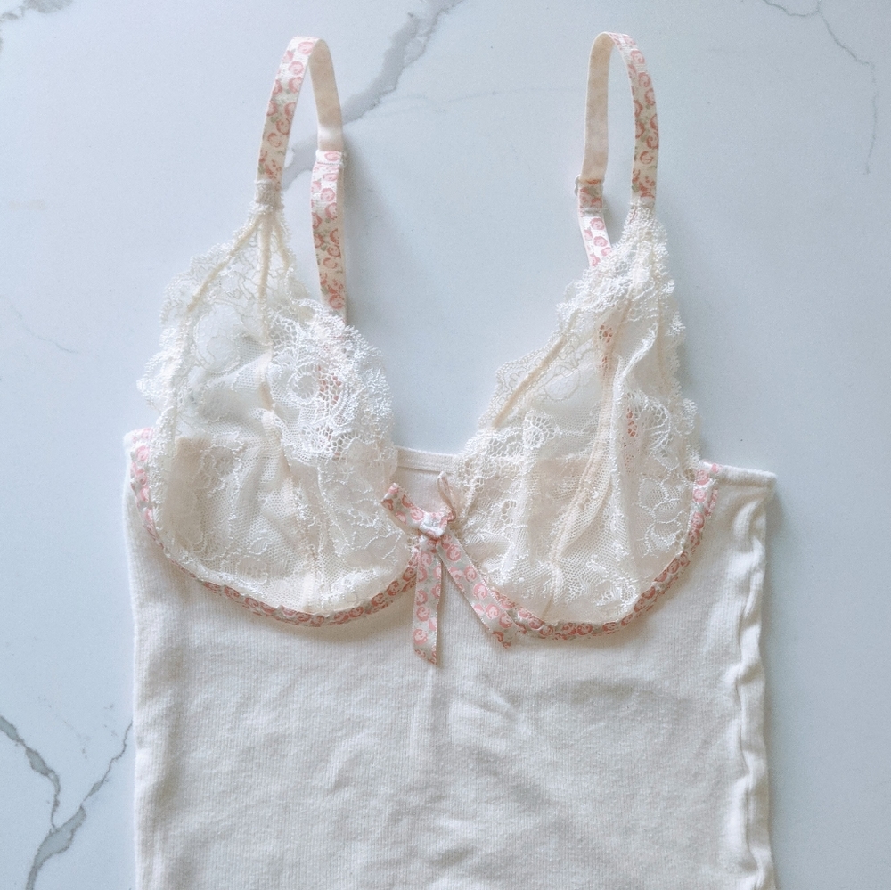 Aubade Lingerie Camisole and Thong - Picture 2 of 8